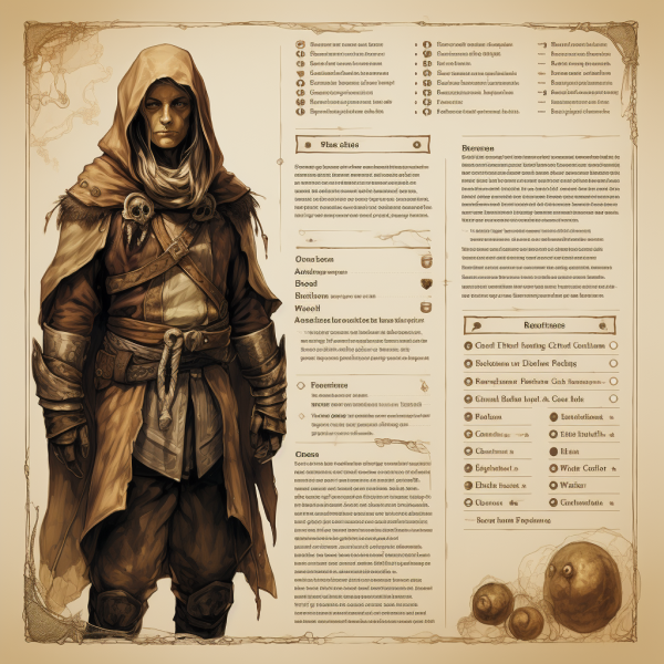RPG Character Sheet